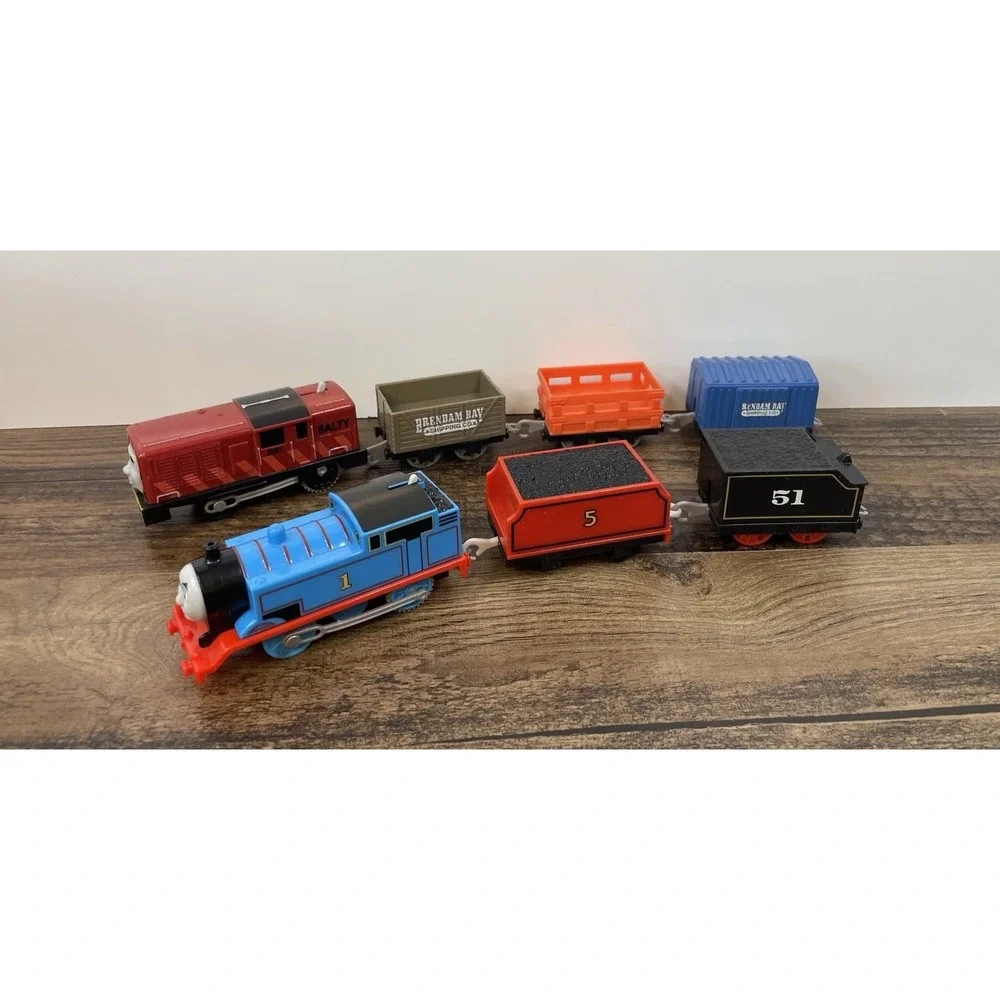 Motorized Trackmaster Thomas & Friends Train Tank Engine Salty & Thomas Set